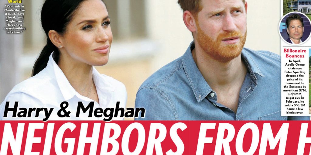 Meghan Markle and Prince Harry, their neighbors in the middle of a nightmare, activated the response
