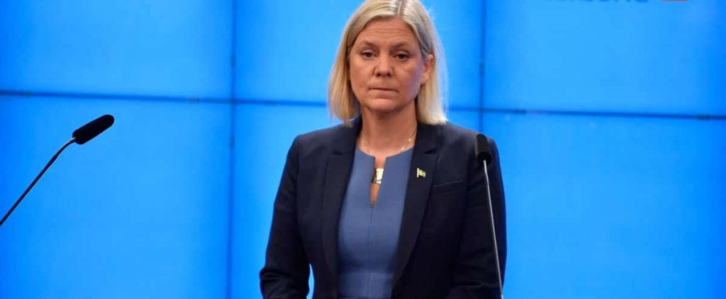 Sweden: Anderson was re-elected prime minister five days after a parliamentary failure