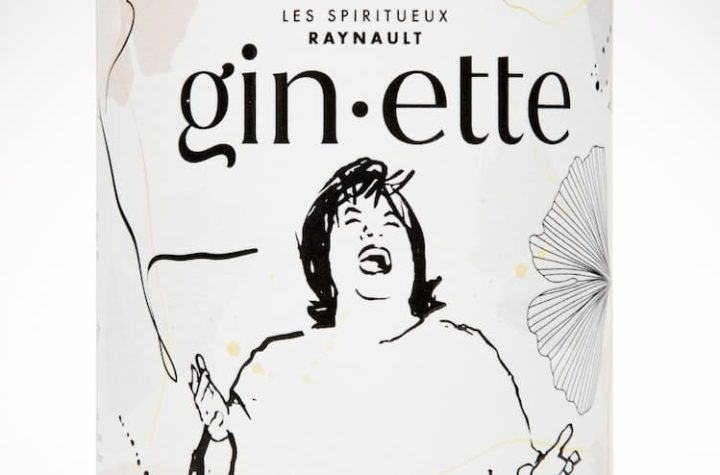 Gin-et: Gin with the image of Jeanette Renault