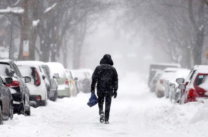 The first blizzard in southern Quebec