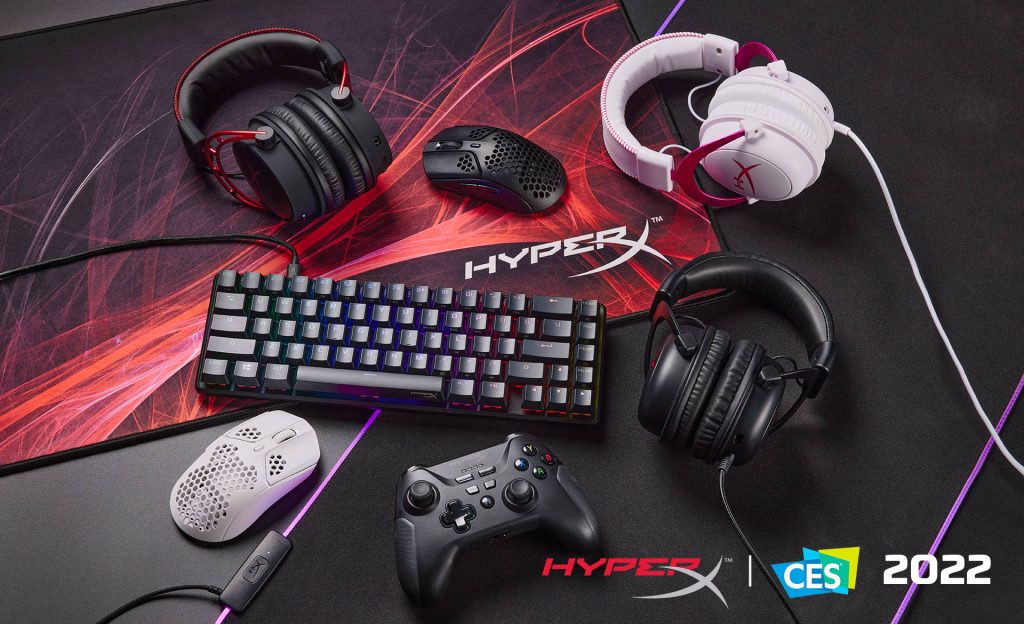 CES 2022 - HyperX Announces Lots of Battery Life Gaming Headset and Various Accessories
