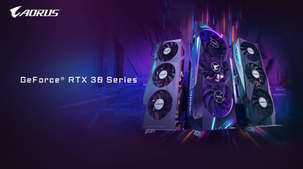 GIGABYTE offers its RTX 3080 12 GB AORUS, gaming and eagle -