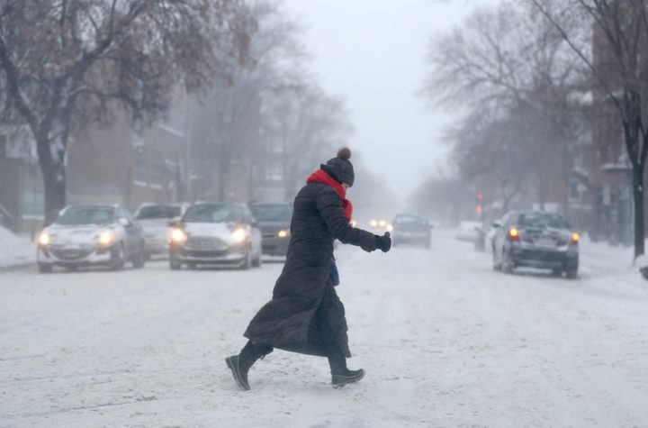 Extreme cold in southern Quebec