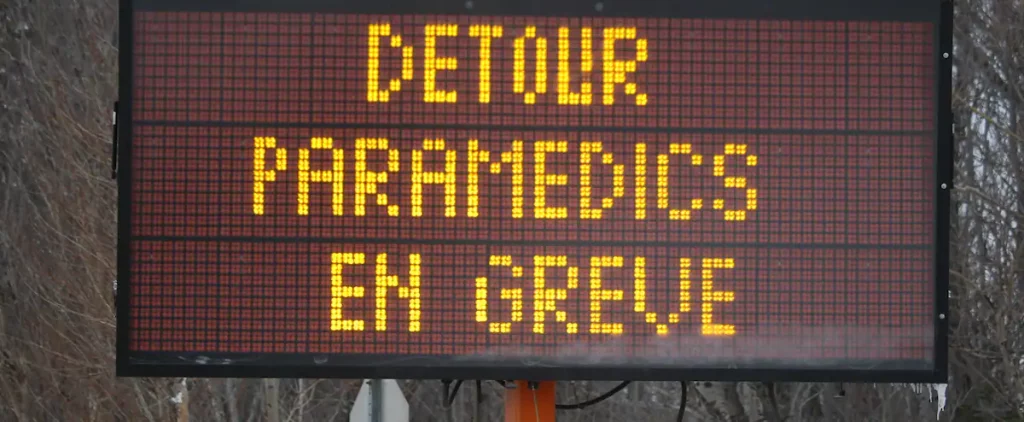 Aura in Montreal and Quebec: Paramedics block SAQ warehouses