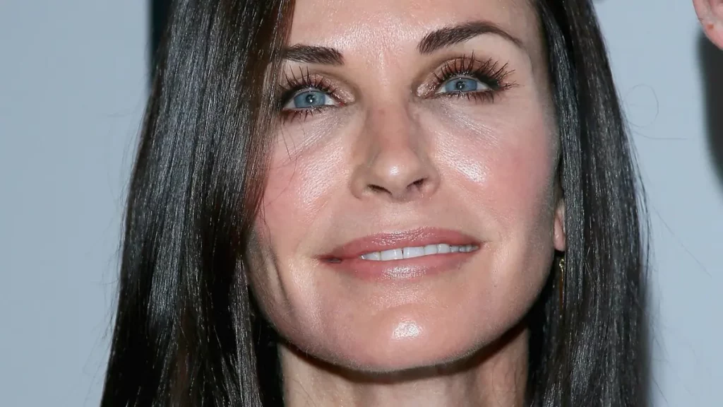 Courtney Cox lamented the 'doing things' on her face