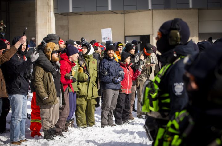 Police intervention in Ottawa |  “We get no satisfaction out of it,” Freeland said.