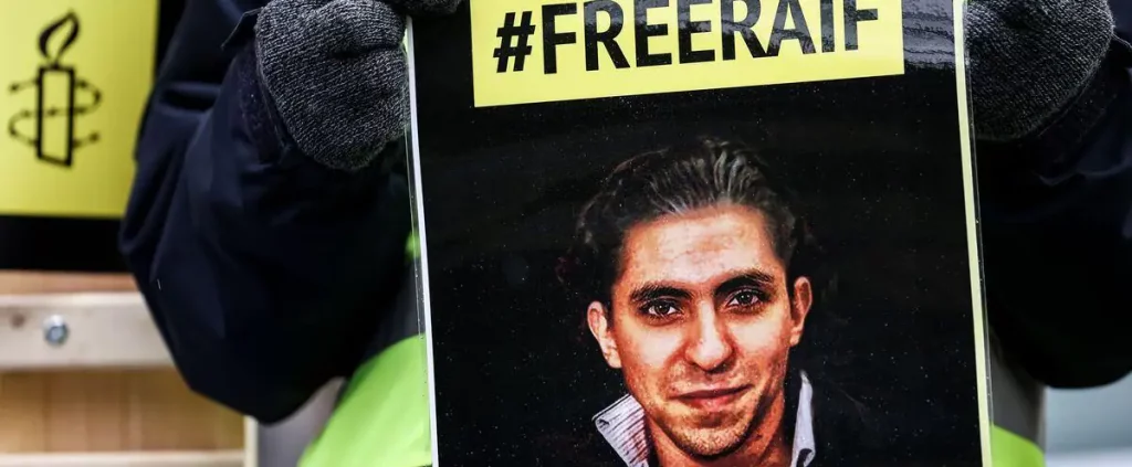 Saudi blogger Rife Badawi has been released after 10 years in detention