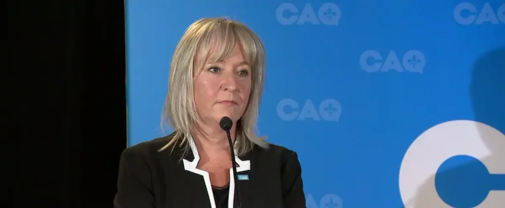 Caroline Saint-Hilary is the official candidate for the CAQ in Sherbrook