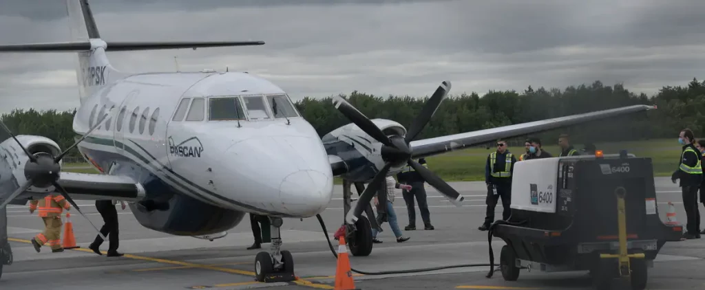 Flight attendants were paid upon arrival at the airport