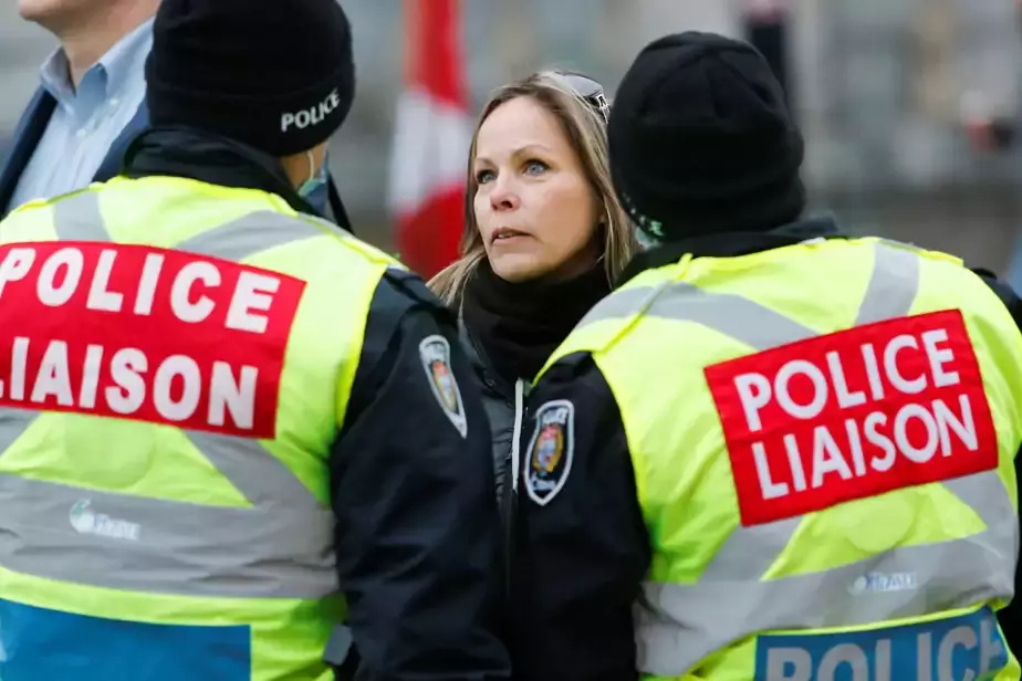 "Freedom Convoy" in Ottawa |  Organizer Tamara Lich arrested again