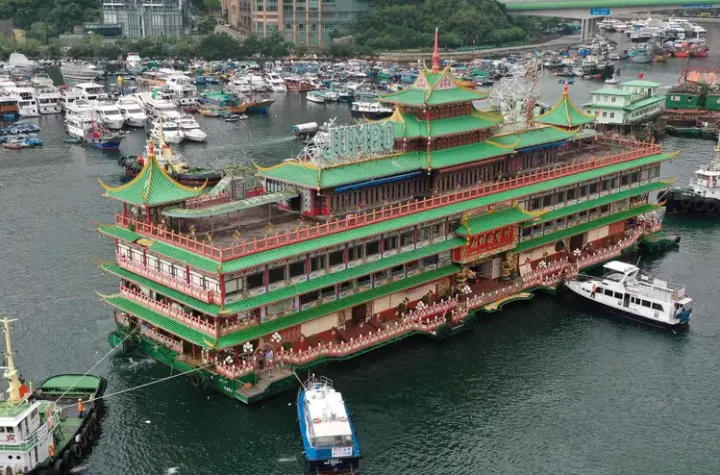 The mystery deepens around a floating restaurant in Hong Kong