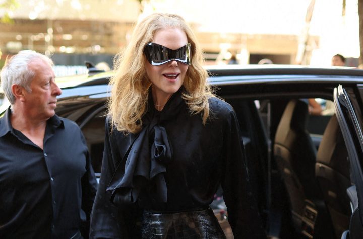 Nicole Kidman Stuns in Paris, Borrows Kim Kardashian's Glasses