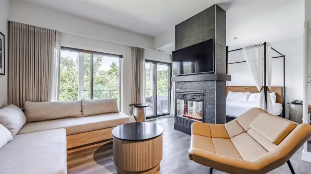 This luxury condo at Esterel Resort in Laurentians can be yours for $270,900