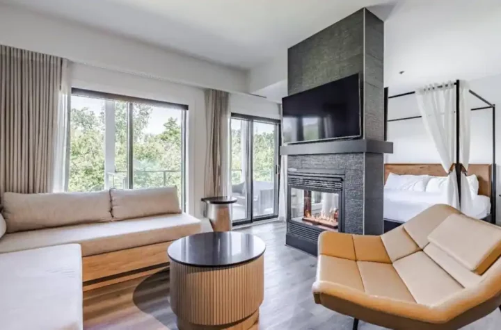 This luxury condo at Esterel Resort in Laurentians can be yours for $270,900