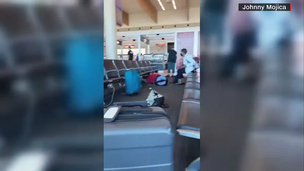 A woman opened fire at a Texas airport