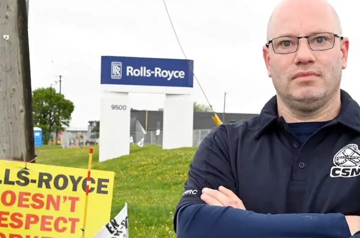 Rolls-Royce fired union president during lockout