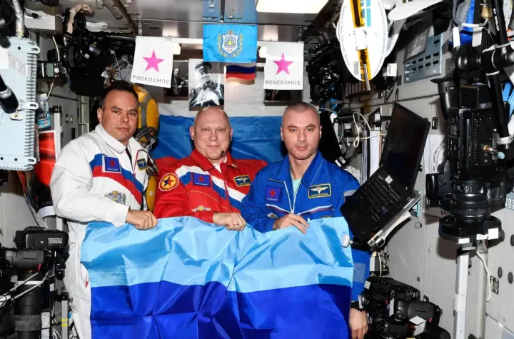 Russia has deployed the flags of separatist regions of Ukraine in space