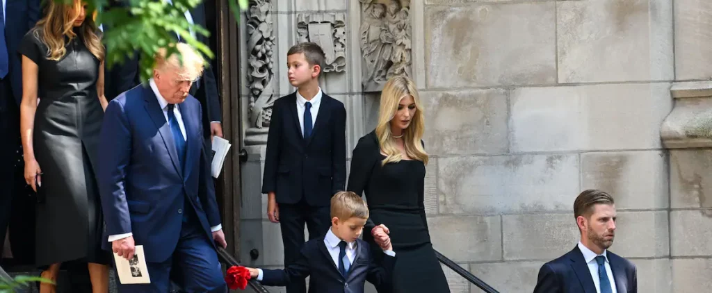 The Trump family bid farewell to Ivana