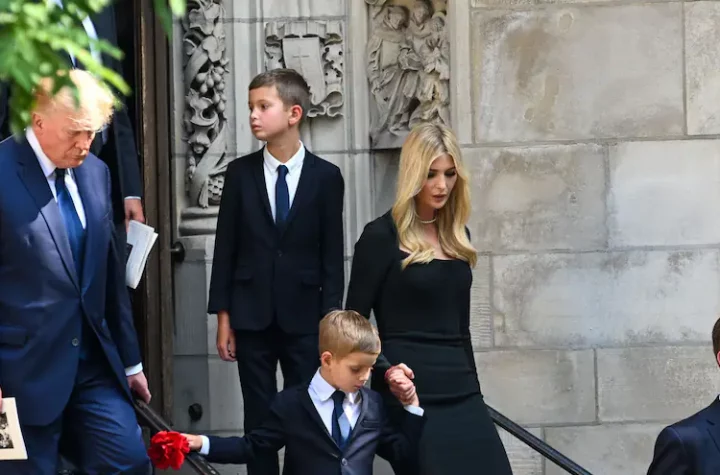 The Trump family bid farewell to Ivana