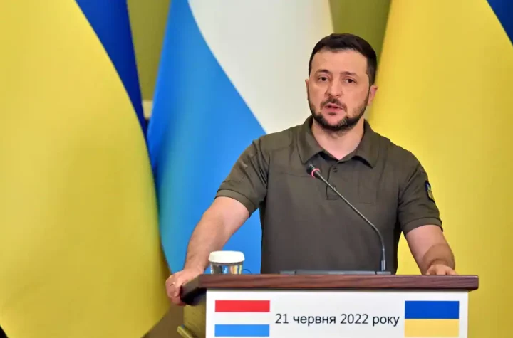 "We're together now," Zelensky said