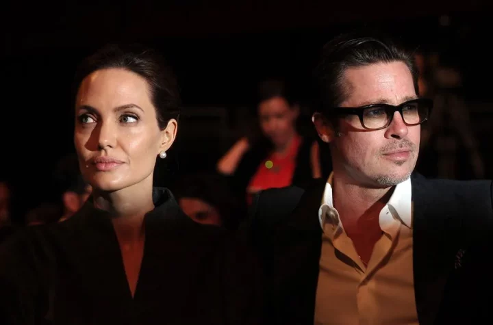 A physical altercation between Brad Pitt and Angelina Jolie in 2016