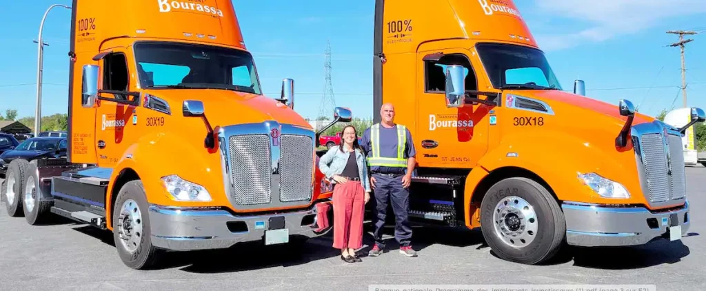 The first Kenworth electric trucks arrive in Quebec