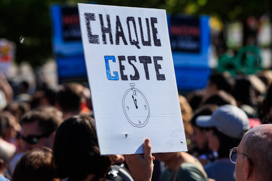 March for Climate |  Legault and Duhaime will not be present