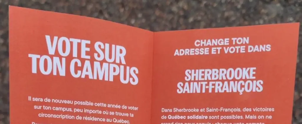 Voting on campuses: QS withdraws flyer asking students to change address