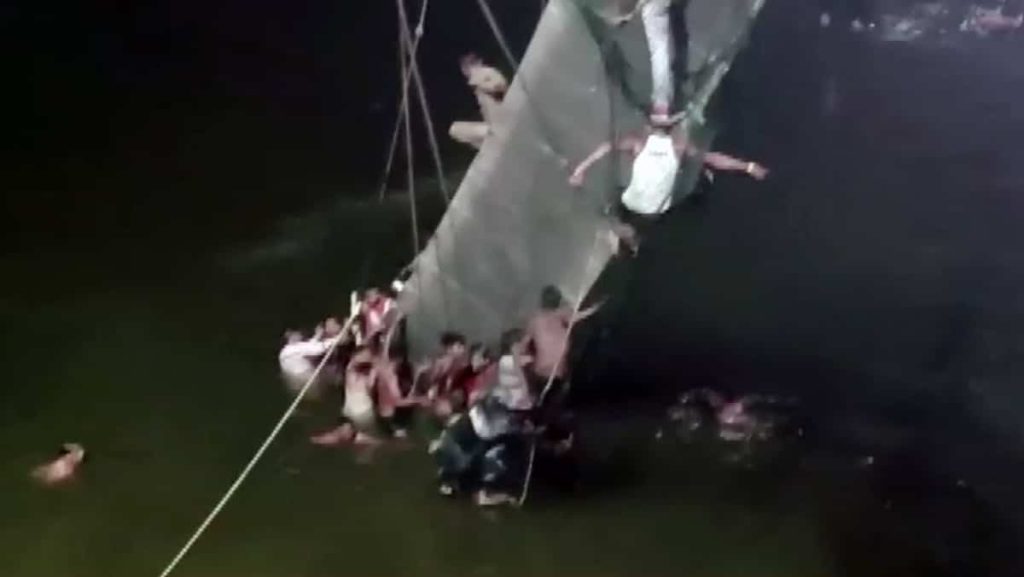 75 killed in bridge collapse in India