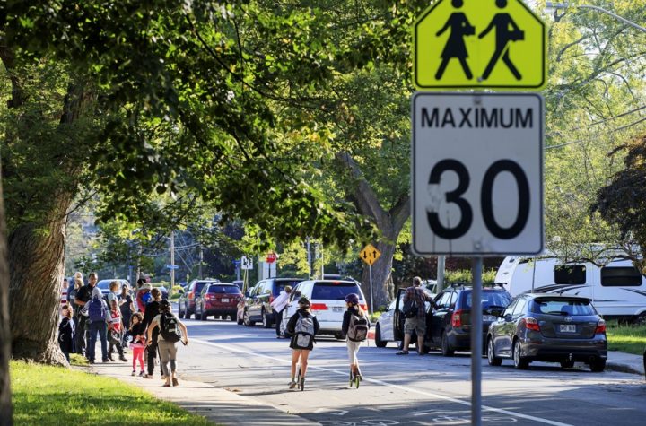 Data from CAA-Quebec Foundation |  70 km per hour in the school zone