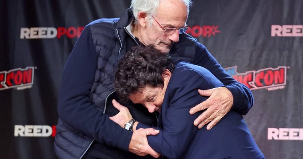 Michael J Fox Brings Fans To Tears During Back To The Future Reunion With Christopher Lloyd