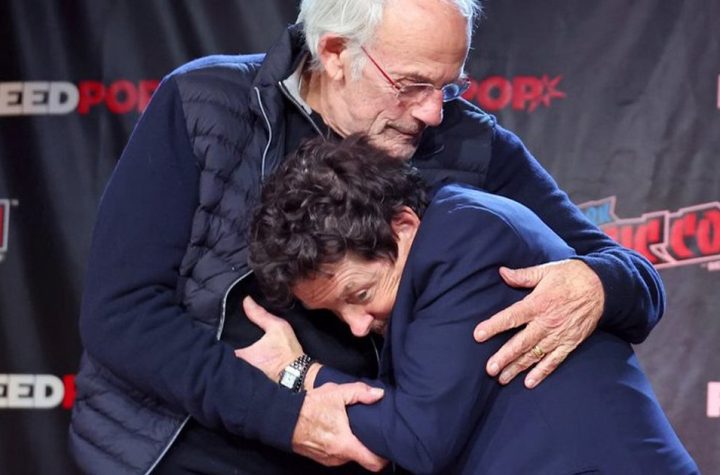 Michael J Fox Brings Fans To Tears During Back To The Future Reunion With Christopher Lloyd