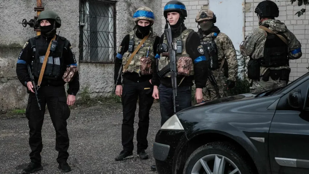 Ukrainian soldiers entered the strategic town of Lyman