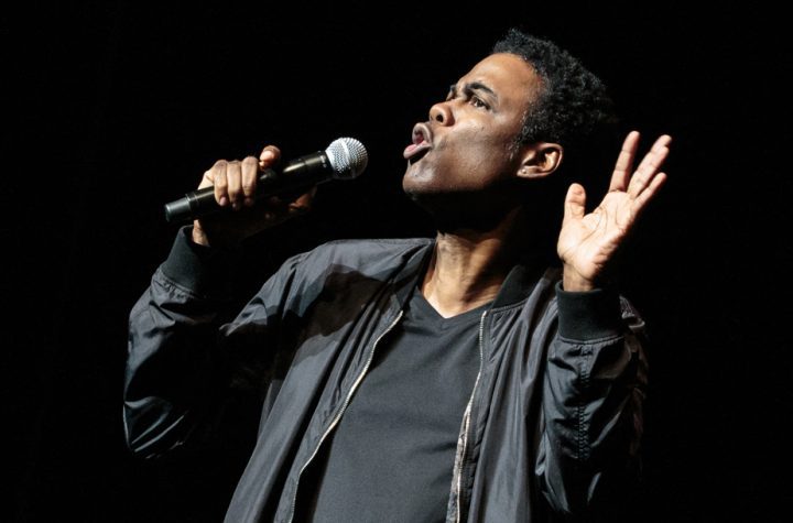 A show by comedian Chris Rock was broadcast live on Netflix