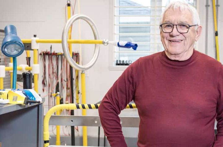 An octogenarian retired from hydro sells his inventions to a state company