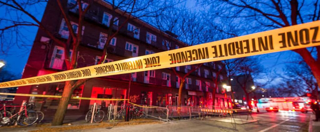 Tenants have been evacuated from a dangerous building in Montreal