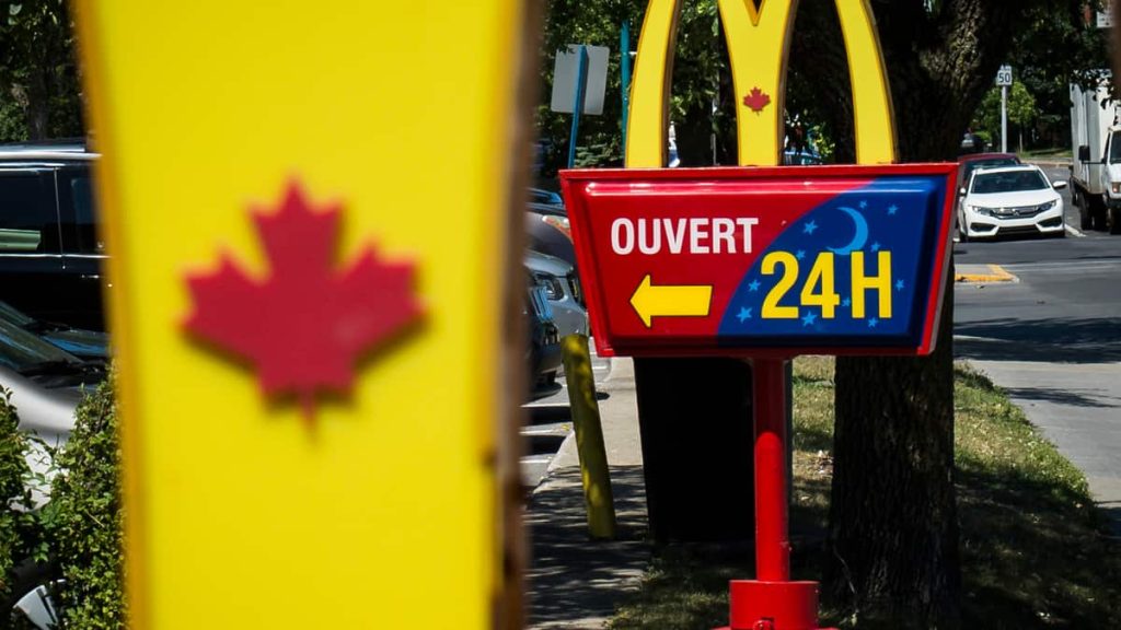 A McDo's in a Montreal suburb serves him raw chicken nuggets