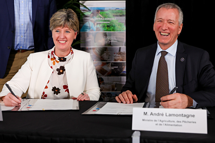 Federal-Provincial Investment |  $955 million to support sustainable agriculture in Quebec