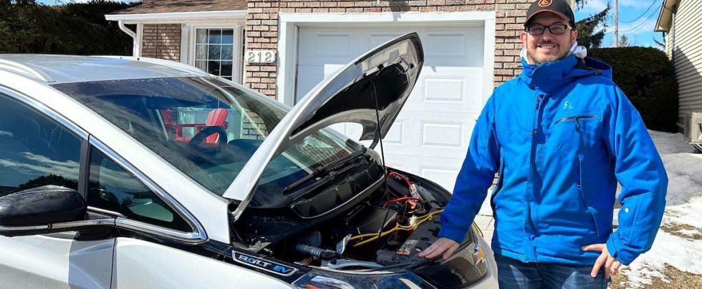 Breakdowns: He keeps his food cold... thanks to his electric car