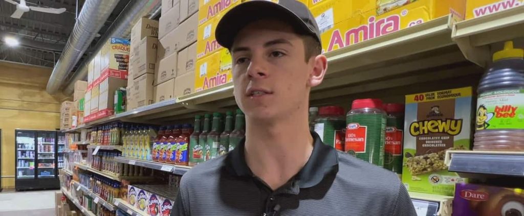 He opened a grocery store at 16 and became successful at Thetford Mines