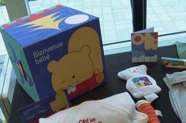 A dozen gifts were given to Montreal newborns