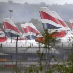 In the United Kingdom, more than 160 flights were canceled at London’s Gatwick Airport this week.