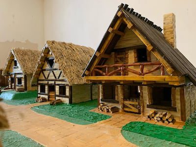 In pictures |  An enthusiast reproduces Asterix's village in matches