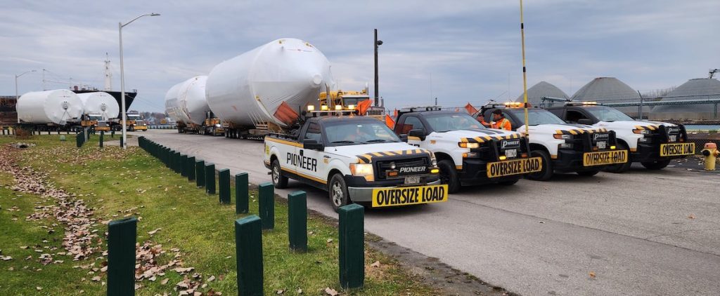 Be careful loading: Transporting four tanks of beer can bring traffic to a standstill in Ontario