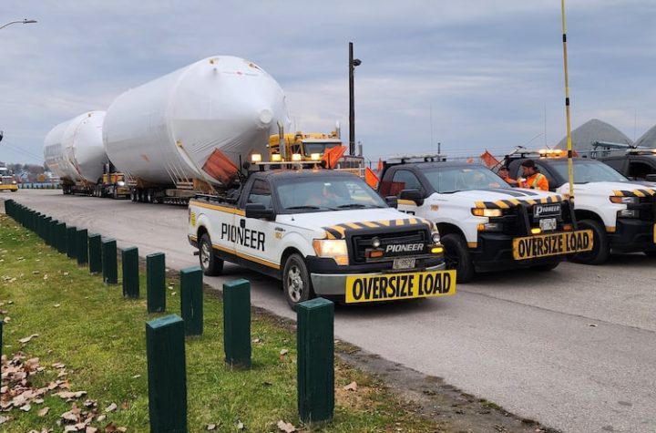 Be careful loading: Transporting four tanks of beer can bring traffic to a standstill in Ontario