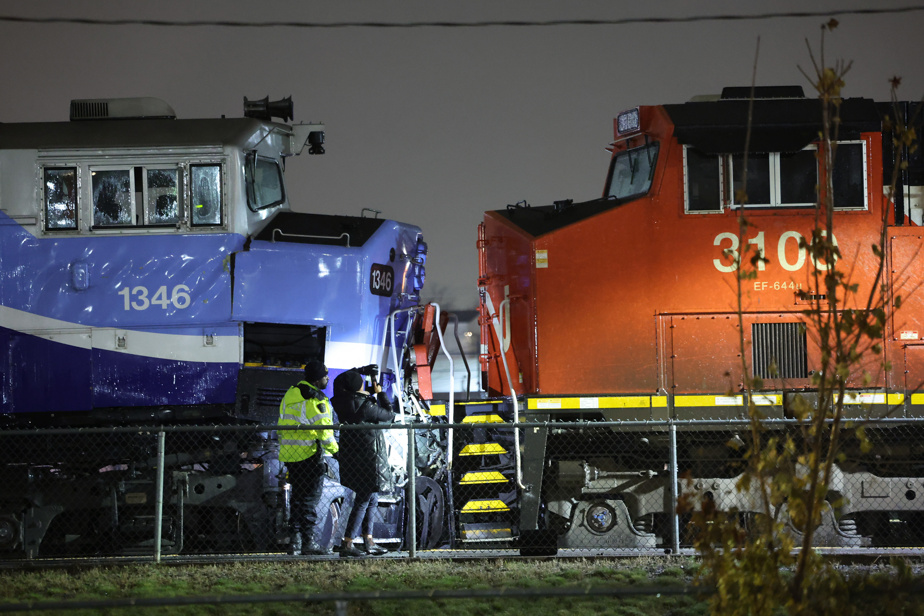 Northeast of Montreal |  The investigation into the collision of two trains has started