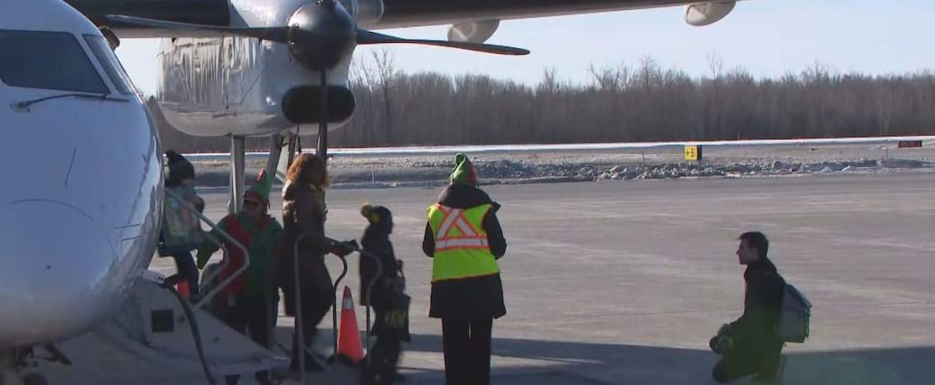 Youngsters are flying to the North Pole!