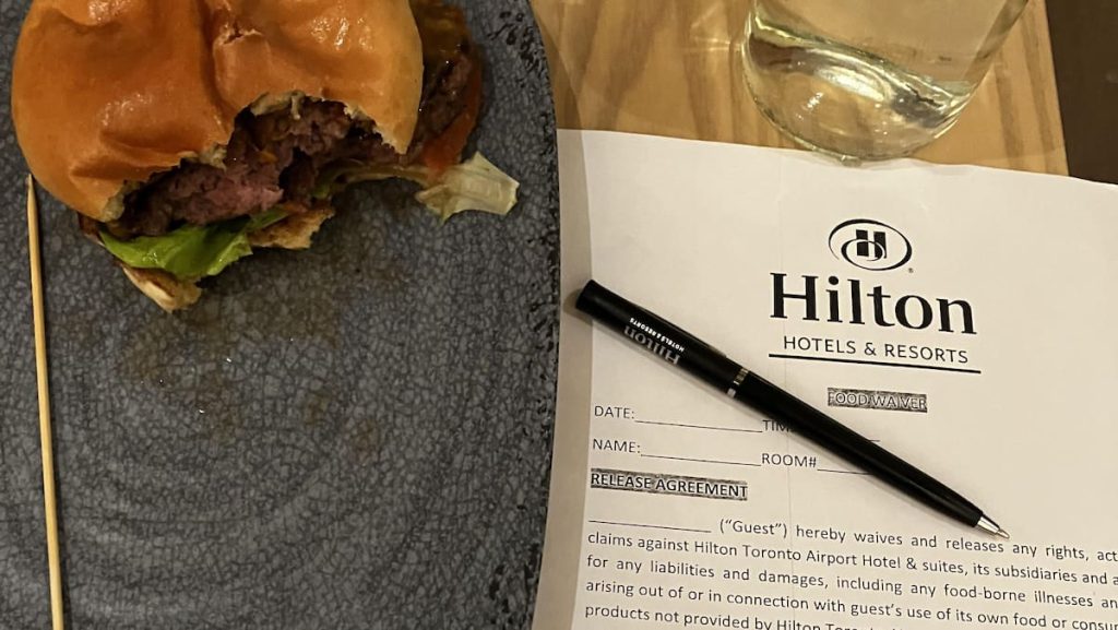 Ready to sign a waiver before eating a burger?