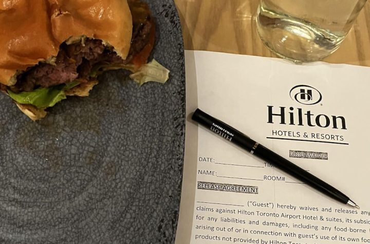 Ready to sign a waiver before eating a burger?