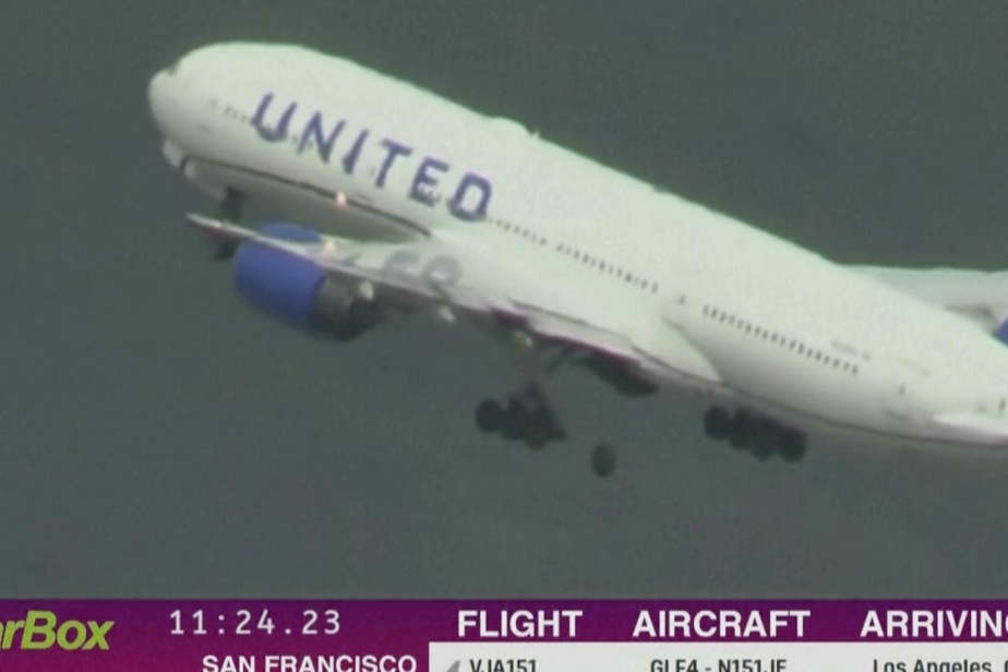California |  A Boeing 777 makes an emergency landing after a flat tire